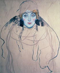 Head of a Woman, 1917 by Gustav Klimt
