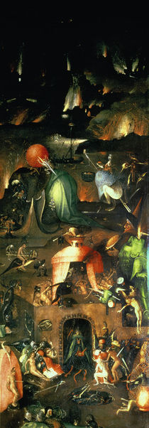 The Last Judgement : Interior of Right Wing von Hieronymus Bosch
