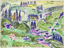 Landscape, 1918 von Ernst Ludwig Kirchner