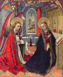 The Annunciation, 15th century by Jaume Huguet