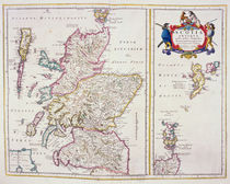 Map of Scotland, c.1700 by R. Gordon