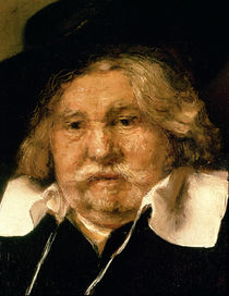 Detail of a Portrait of an old man by Rembrandt Harmenszoon van Rijn