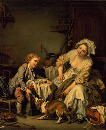 The Kitchen Maid by French School