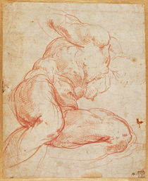 Study of a Nude by Michelangelo Buonarroti