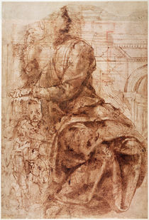 Study of Sibyl von Michelangelo Buonarroti