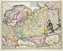 Map of Asia Minor showing Norway by Nicolaes Jansz Visscher