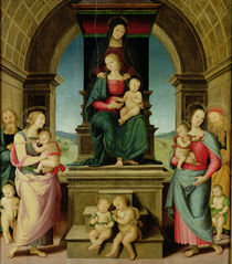 The Family of St. Anne, c.1507 by Pietro Perugino