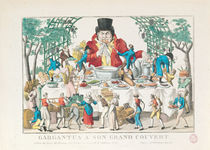 Gargantua at his Table by French School