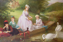 The Thames Swans by Thomas Brooks