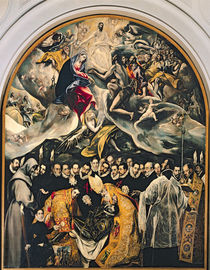The Burial of Count Orgaz, from a Legend of 1323, 1586-88 by El Greco