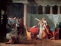 Lictors Bearing to Brutus the Bodies of his Sons by Jacques Louis David