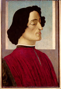 Portrait of Giuliano de' Medici c.1480 by Sandro Botticelli