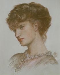 Portrait of Aglaia Coronio 1870 by Dante Gabriel Charles Rossetti