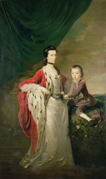 Mary, Countess of Shaftsbury and her Son von Joseph Highmore