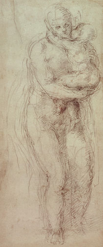 Madonna and Child von Michelangelo Buonarroti