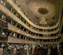 The Auditorium of the Old Castle Theatre von Gustav Klimt