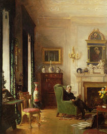 The Grey Drawing Room by Albert Chevallier Tayler