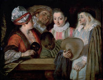 Actors from the Theatre Francais by Jean Antoine Watteau