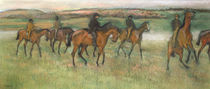 Racehorses by Edgar Degas