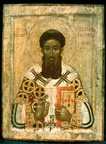 Icon of St. Gregory Archbishop of Thessaloniki by Russian School