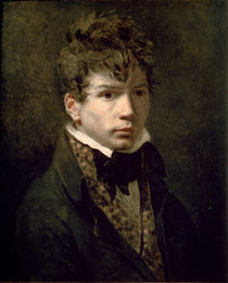 Portrait of the Young Ingres 1790s von Jacques Louis David