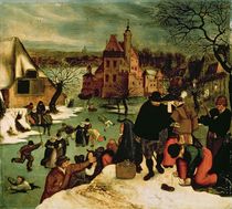 Winter von Pieter Brueghel the Younger