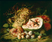 Still Life of Fruit on a Ledge by Frans Snyders or Snijders