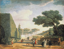 View in the Park of Villa Pamphili by Claude Joseph Vernet