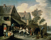 A Country Dance von David the Younger Teniers