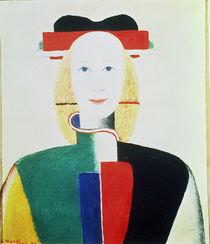 The Girl with the Hat by Kazimir Severinovich Malevich
