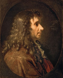 Portrait of Moliere 1660 by Charles Le Brun