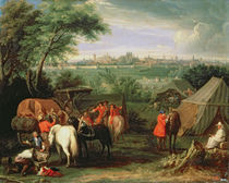 The Siege of Tournai by Louis XIV von Adam Frans Van der Meulen
