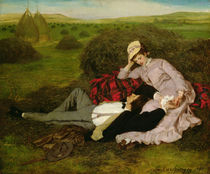 The Lovers, 1870 by Pal Szinyei Merse