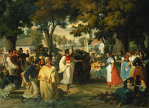 Belle of the Village is asked for a Dance by Janos Janko