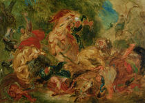 Study for The Lion Hunt, 1854 by Ferdinand Victor Eugene Delacroix