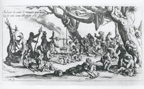 A Birth in a Gypsy Camp by Jacques Callot
