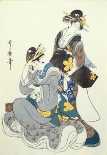 Two Female Figures von Kitagawa Utamaro