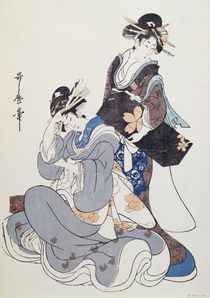 Two Female Figures von Kitagawa Utamaro