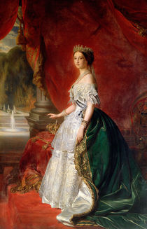 Portrait of Empress Eugenie of France von Austrian School