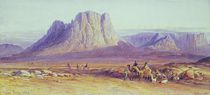 The Camel Train, Condessi, Mount Sinai, 1848 by Edward Lear
