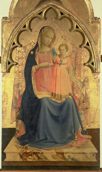 Madonna and Child, central panel of a triptych by Fra Angelico