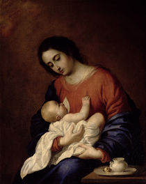 Virgin and Child, 1658 by Francisco de Zurbaran