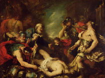 Alexander the Great before the Corpse of Darius III von Francesco Guardi