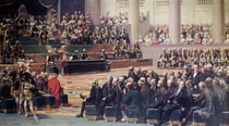 Opening of the Estates General at Versailles on 5th May 1789 von Louis Charles Auguste Couder