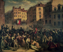 The Charter or Death, July 1830 by French School