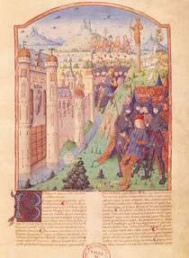 Ms 493 fol.1r The Works of Virgil with Commentary by Servius von French School
