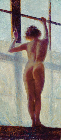 Nude at the Window, 1905 by Pietro Mengarini