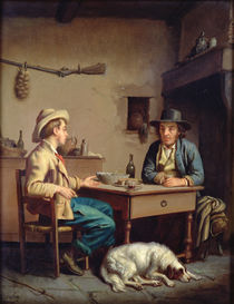 Interior of a Peasant's Cottage by Edouard Amable Onslow