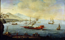 Galleon Laid up in Port von Pierre Puget