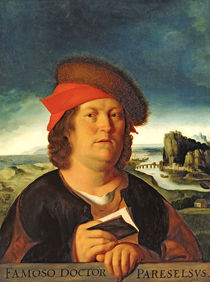 Portrait presumed to be Paracelsus by Quentin Massys or Metsys